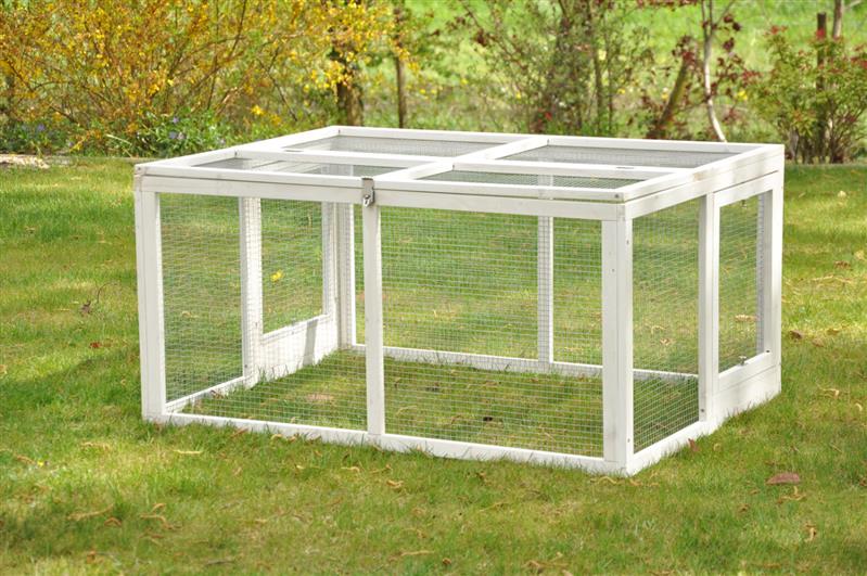NYVI Freilaufgehege FreeBunny XXL 180x90x48 Cm Grau - Wetterfest