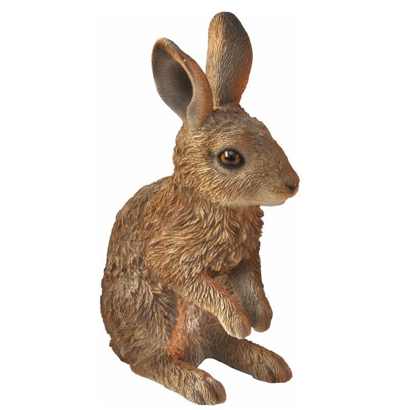 Dazikemo Dekofigur Gartenfigur Hase 10 x 14 x 27 cm