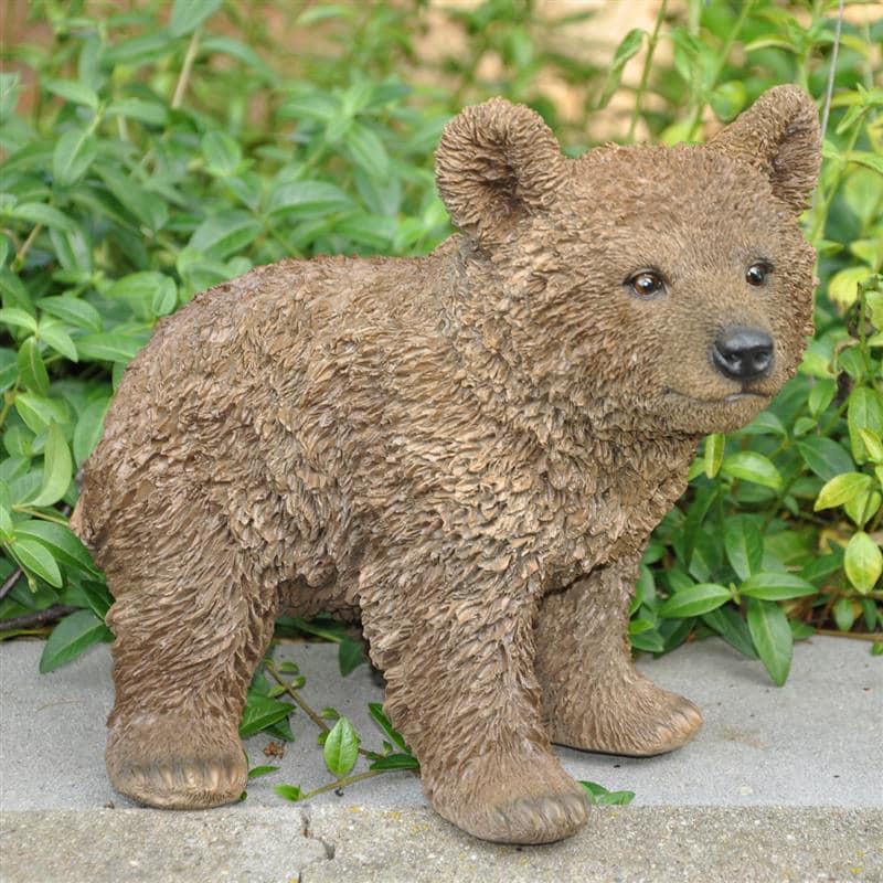 Dazikemo Dekofigur Gartenfigur Braunb&auml;r 
