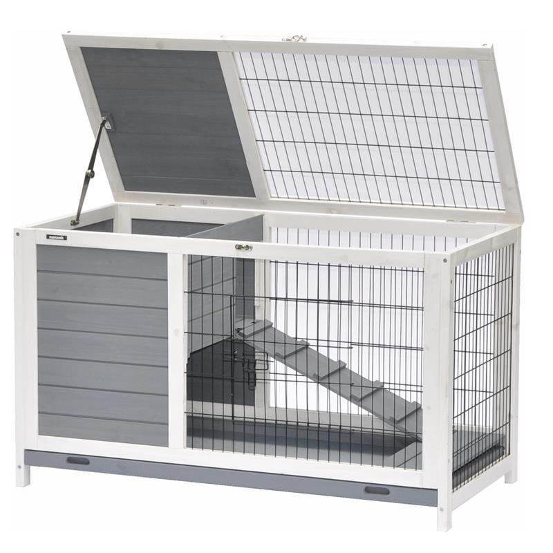 Nanook Meerschweinchenstall Easy grau wei&szlig; 