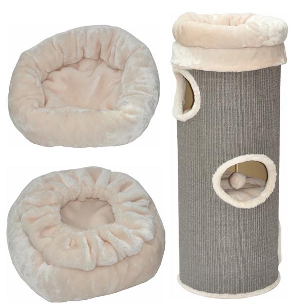 Nanook Katzenbett f&uuml;r Kratztonnen beige 