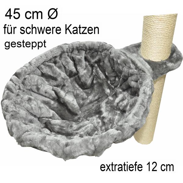Nanook Liegemulde XL extratief grau &Oslash; 45 cm 