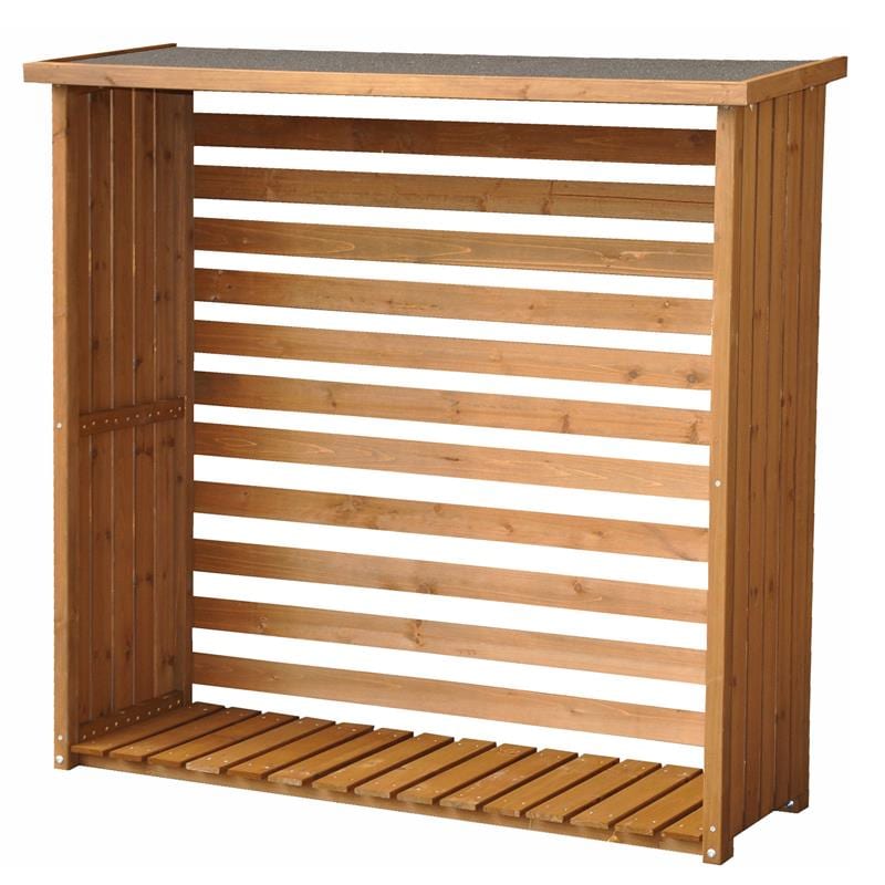 Dazikemo Kaminholzregal braun 