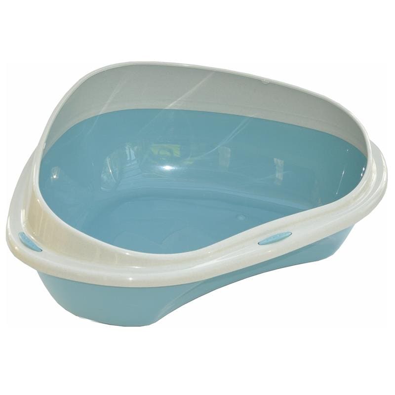 Georplast Eck Katzentoilette Shuttle Corner blau 