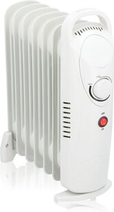 Alpina Elektroheizung 850W Ölradiator Heizung weiß 7 Rippen 