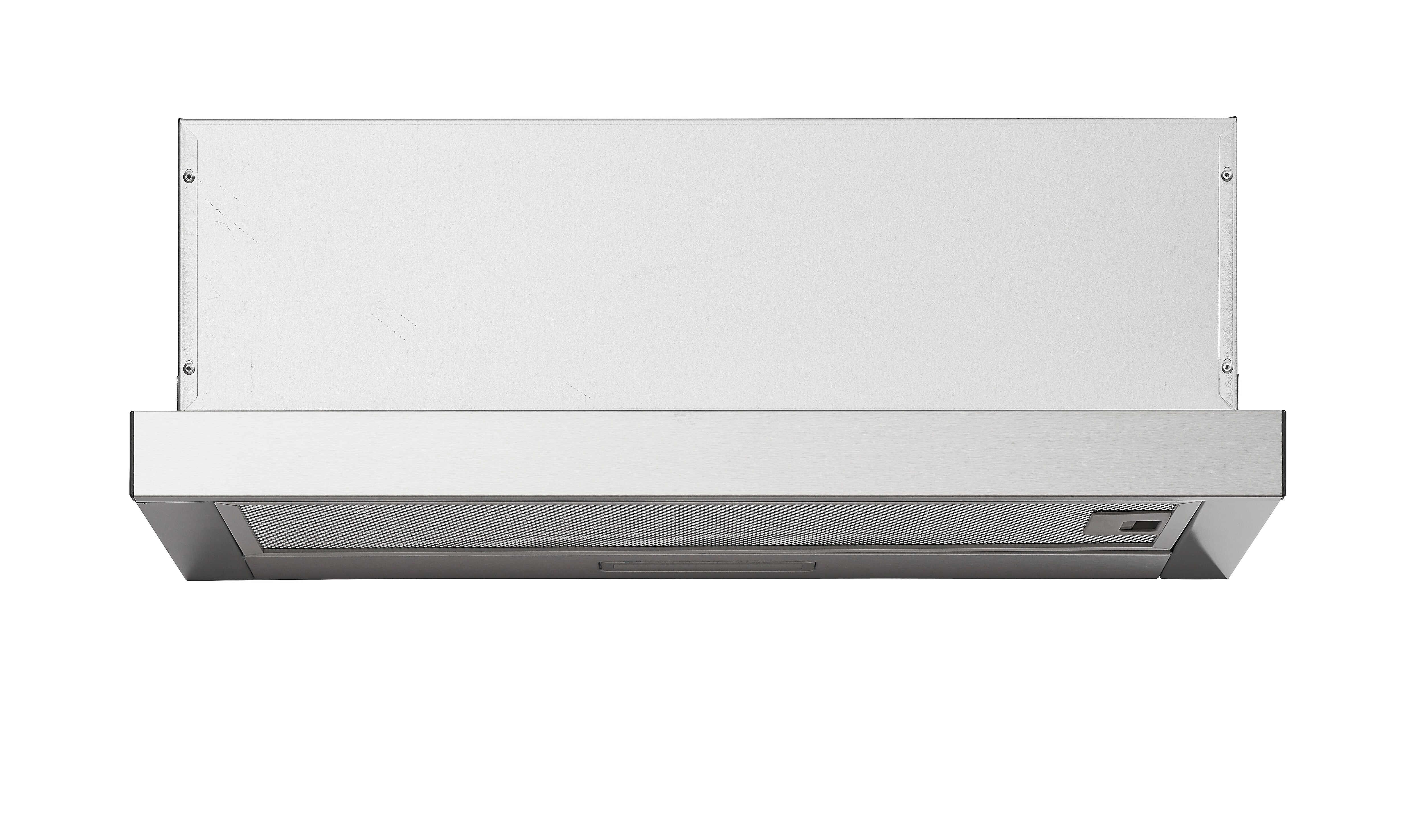 PKM Flachschirmhaube FS1-60BSPY, 60cm, ausziehbar, Edelstahlblende, Einbauhaube 