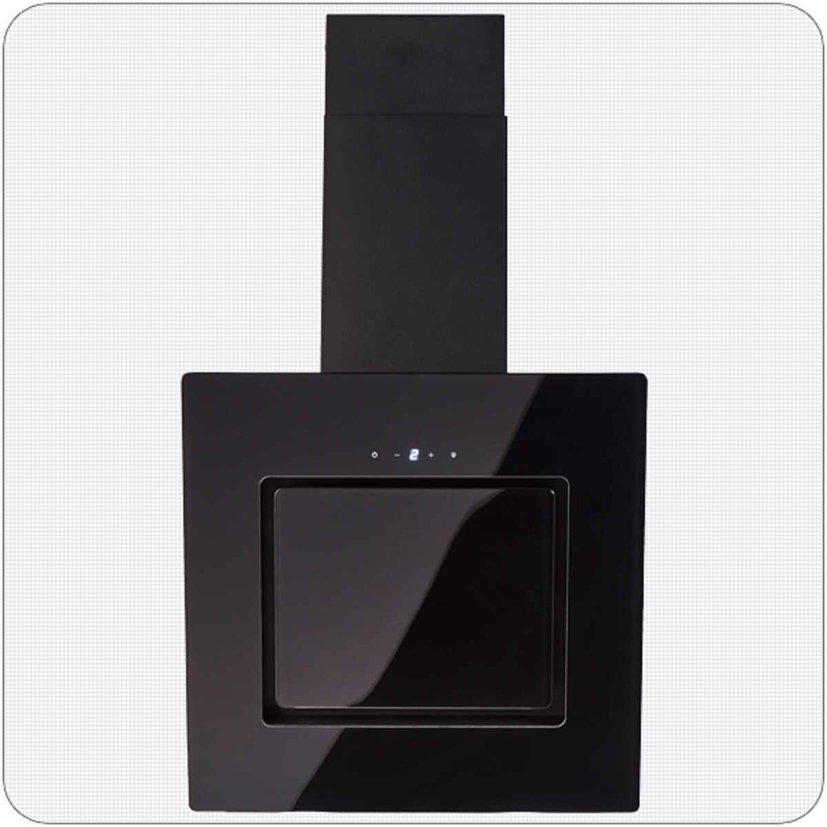 PKM Kopffreihaube S26-50 BBTY - 50cm, schwarz, Glas, LED, Dunstabzugshaube 