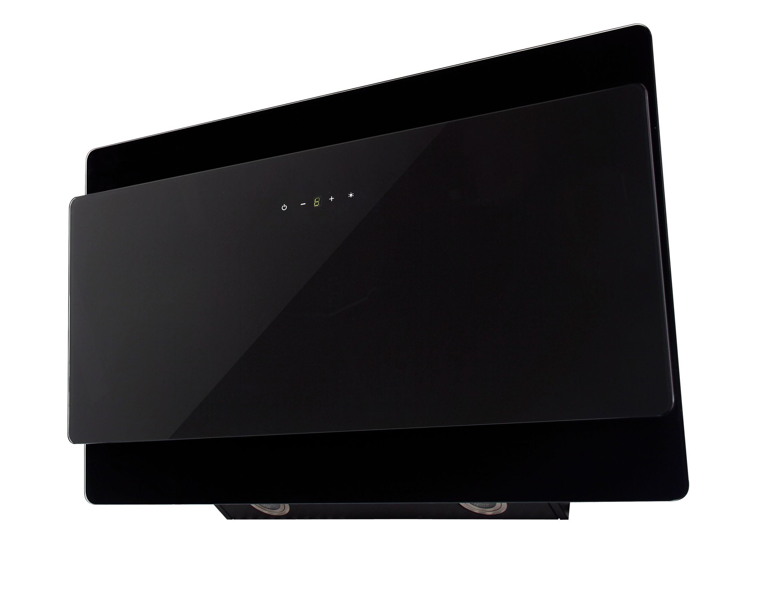 PKM Kopffreihaube S3-90 ABTZ - 90cm, schwarz, Glas, Edelstahl, Dunstabzugshaube 