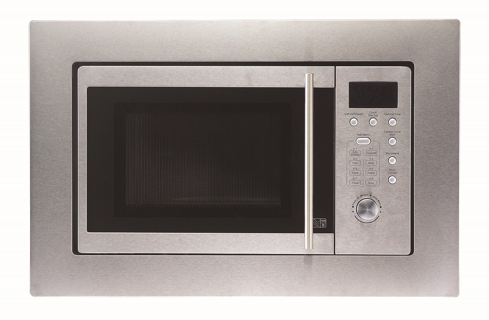 PKM Einbaumikrowelle MW800-20.8EB - Edelstahl 800Watt, 20 Liter 