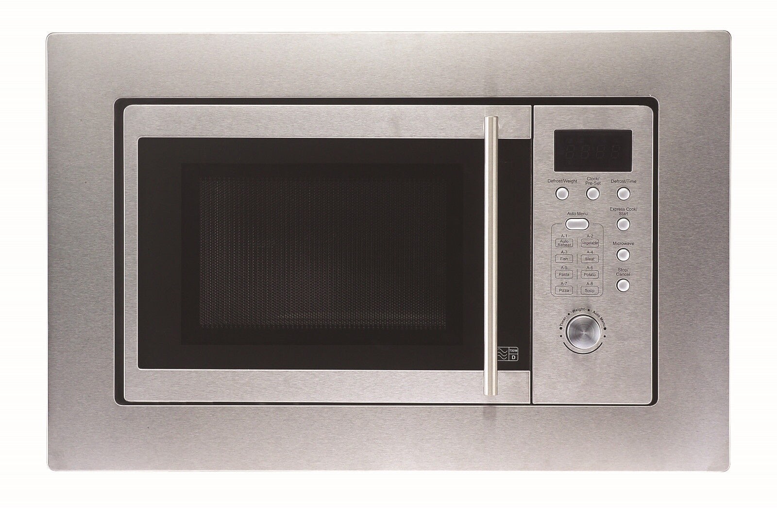 Einbaumikrowelle MW800-20.8EB - Edelstahl 800Watt, 20 Liter