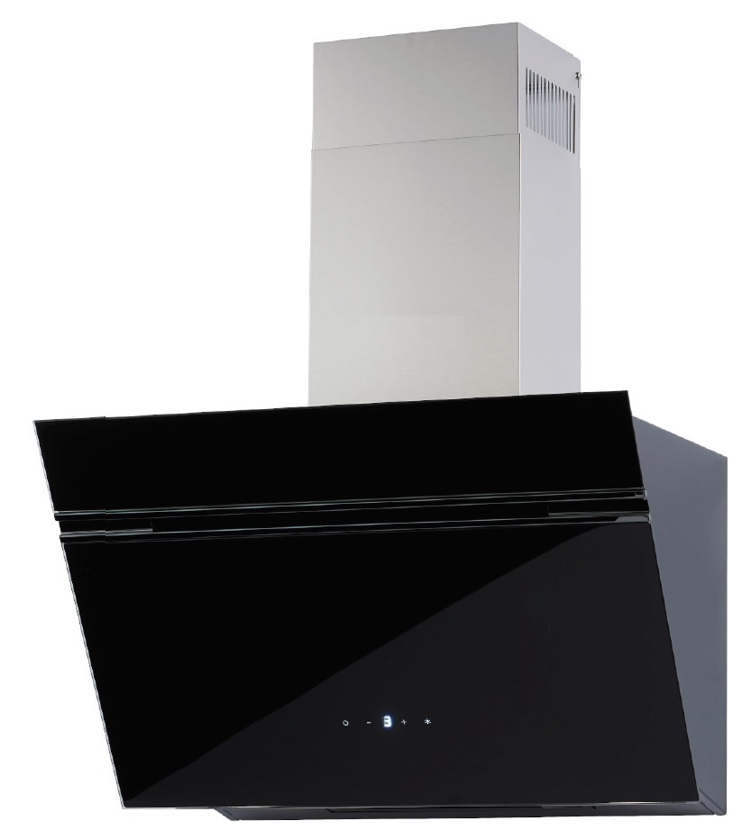 Wolkenstein Kopffreihaube W S5-60 ABTZ - 60 cm, schwarz, Dunstabzugshaube 