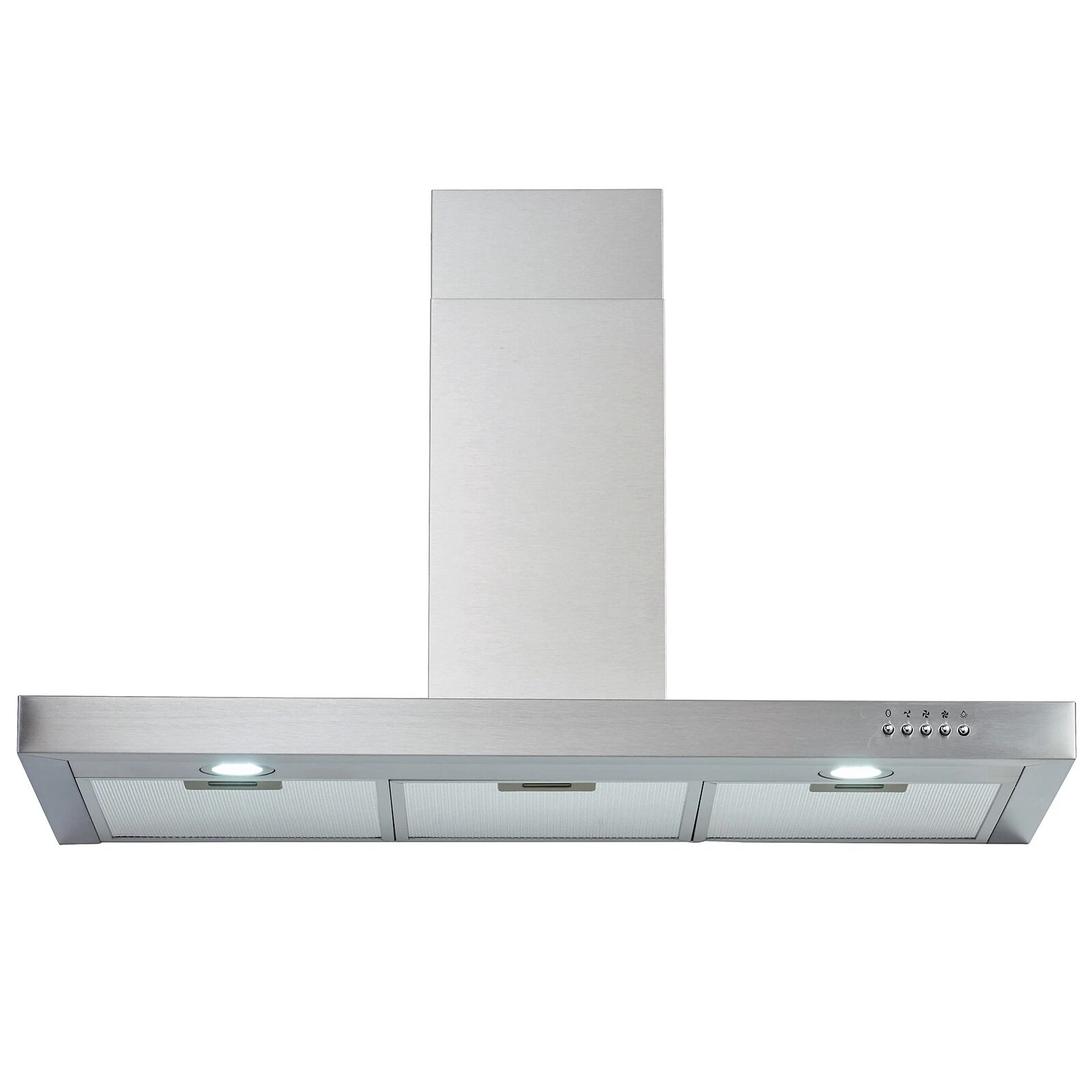 PKM Kaminhaube 9004W - 90cm, Edelstahl, LED, Abluft/Umluft, Dunstabzugshaube 