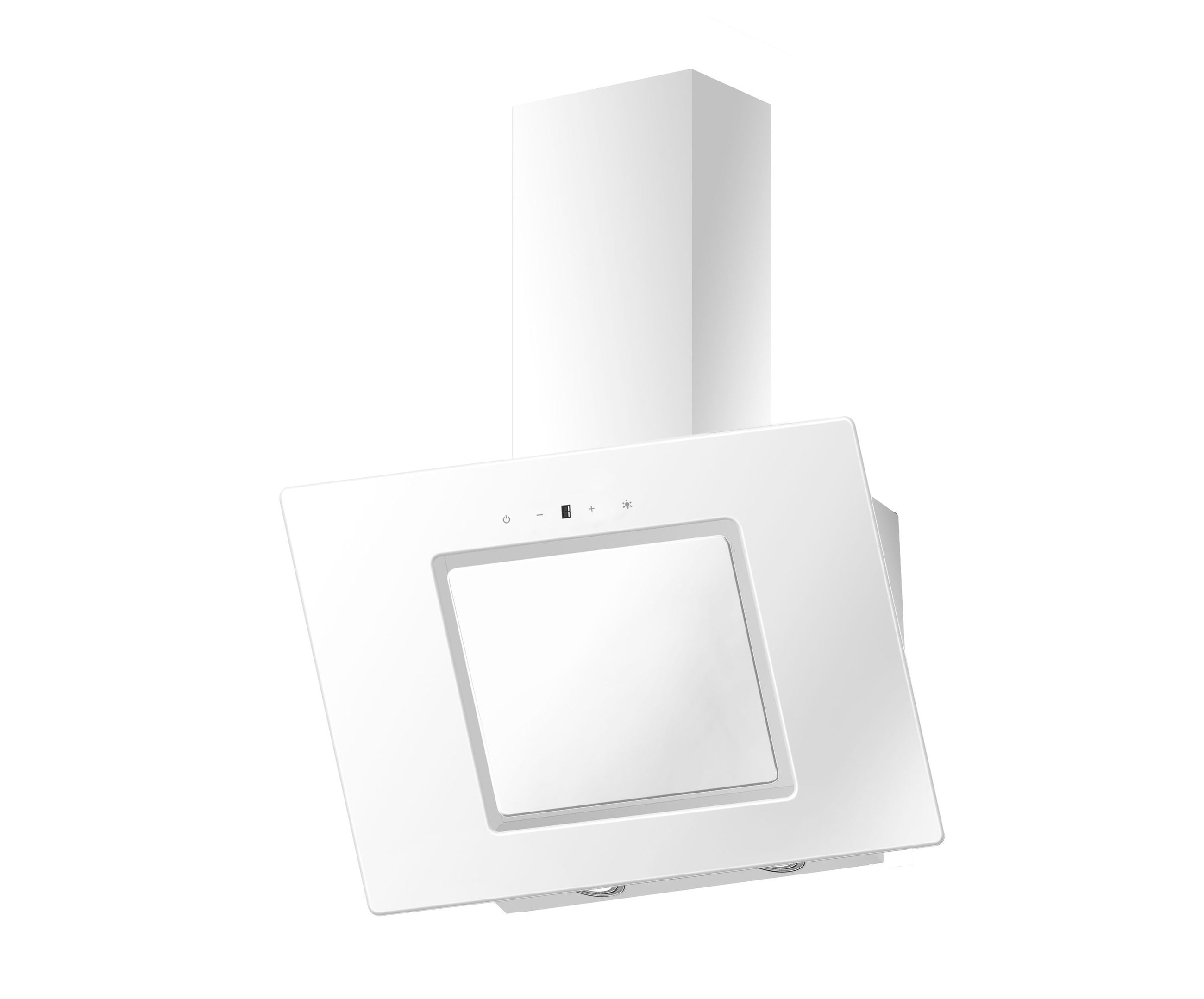 PKM Kopffreihaube S26-60 BWTY - 60cm, wei&szlig;, Glas, LED, Dunstabzugshaube 