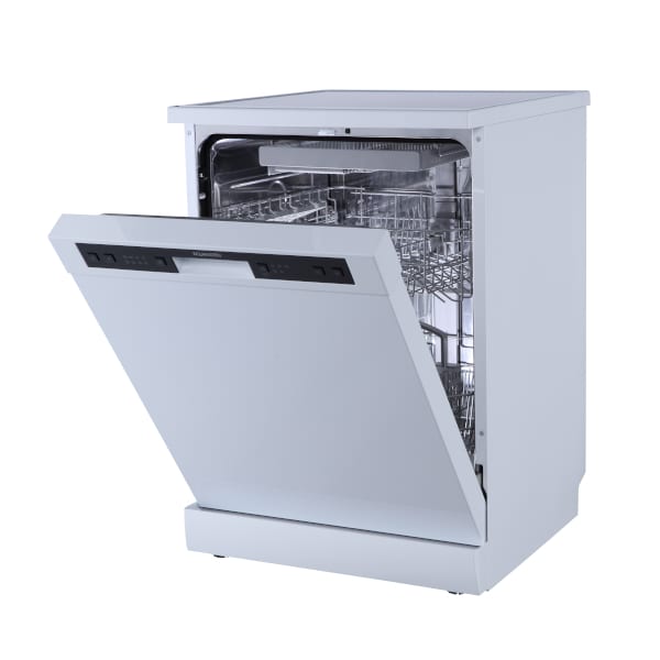 Wolkenstein Geschirrsp&uuml;ler WGSP14-6DW - freistehend, 60cm, wei&szlig;, 14 Gedecke 