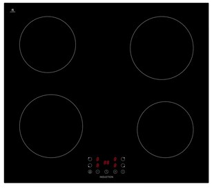 PKM Induktionskochfeld KHIF4 G 60cm autark Touch rahmenlos Glaskeramik 