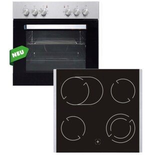 PKM Einbauherdset KH-BIC7-2KB GK-IX-2 - 7 Funktionen, Ofen, Umluft, Kochfeld 
