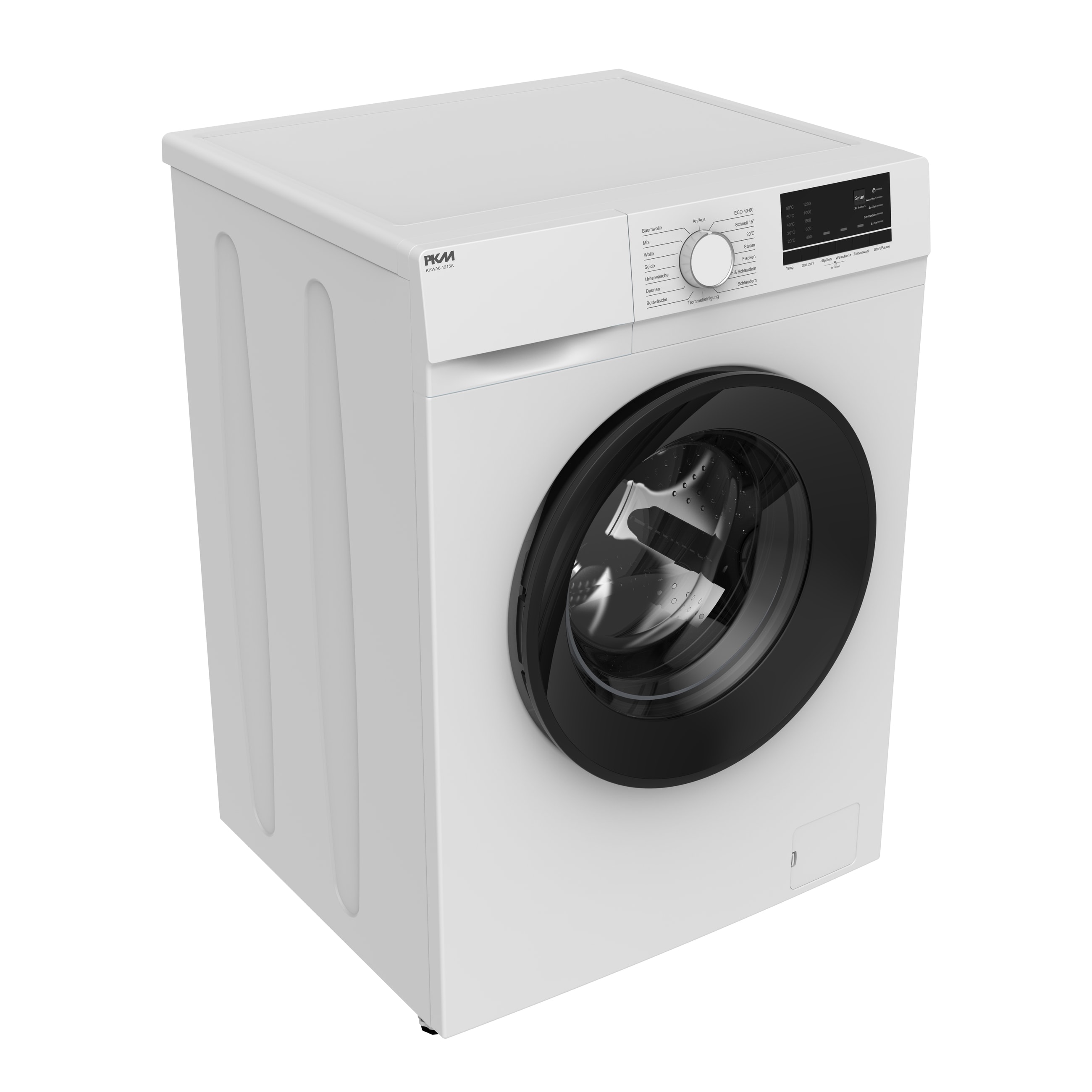 PKM Waschmaschine KHWA8-1415A 8kg 1400U/Min Steam Inverter Motor Wei&szlig; 