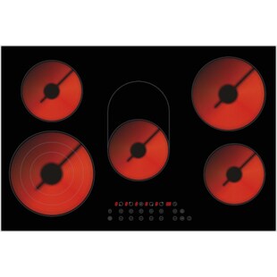 PKM Kochfeld EB-C5-3KBTCF 80cm - 5 Zonen Bräterzone Glaskeramik Touch 