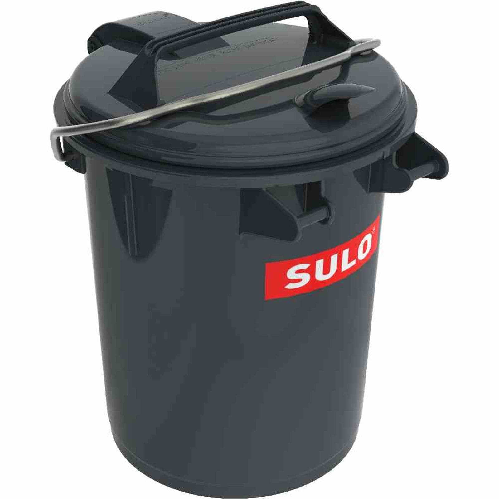 Sulo Systemm&uuml;lleimer 35l grau Kunststoff, m.Alu-B&uuml;gel 