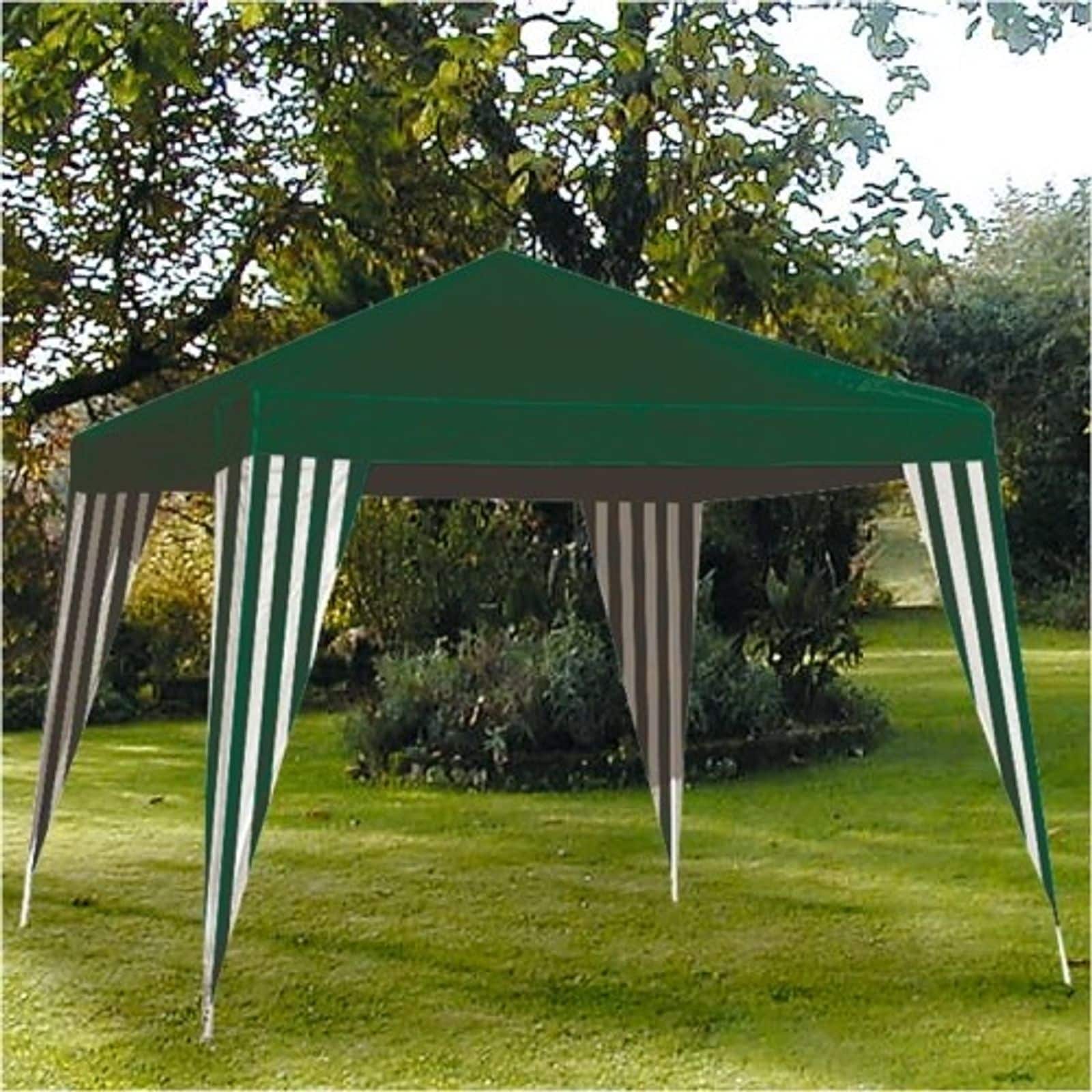 BURI Gartenpavillon 3 x 3 m verschiedene Farben 