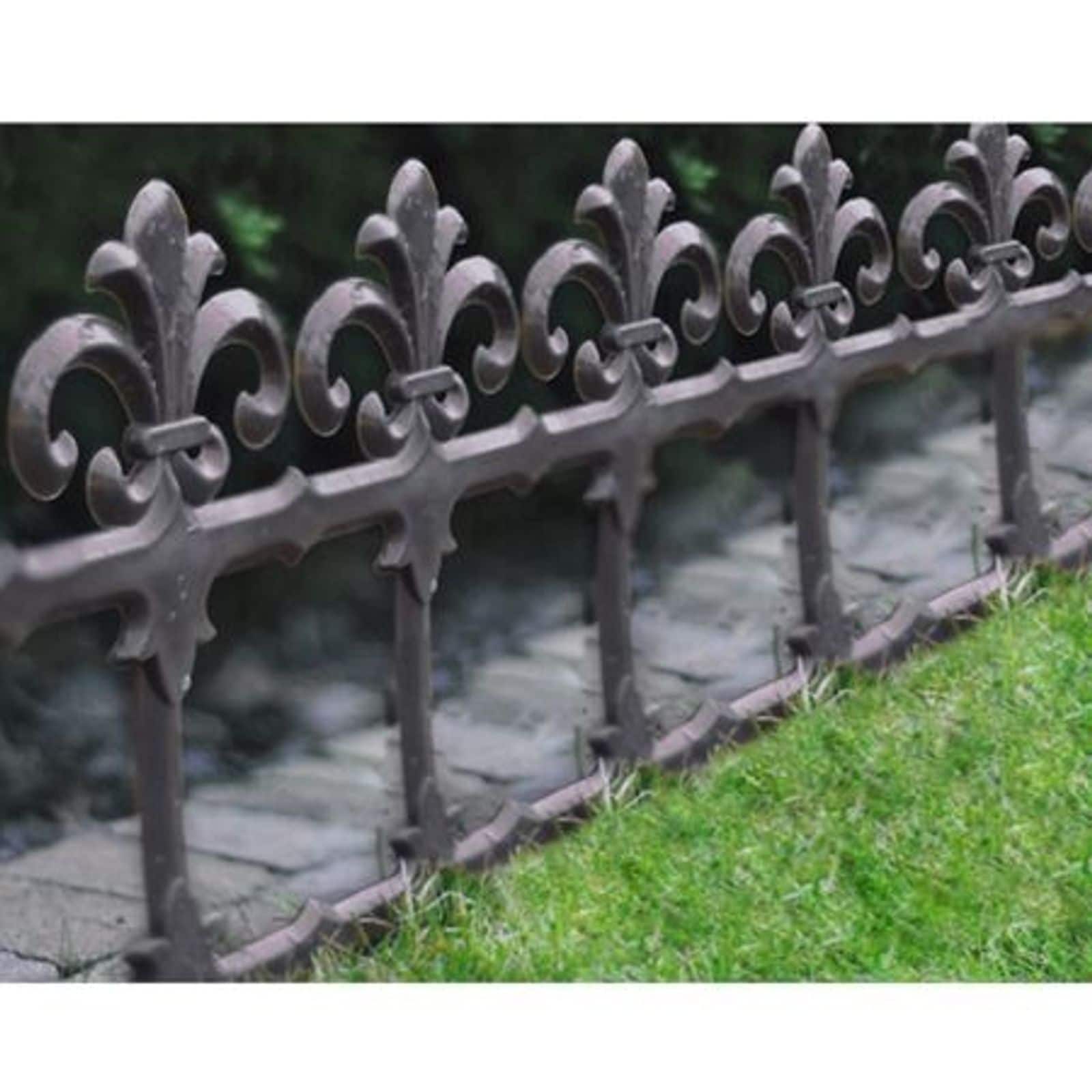 Prosperplast Beeteinfassung Zierzaun 3,7m Beetumrandung Rasenkante Gartenzaun 