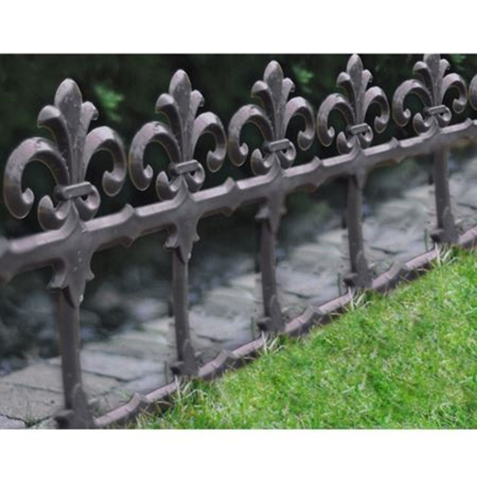 Beeteinfassung Zierzaun 3,7m Beetumrandung Rasenkante Gartenzaun