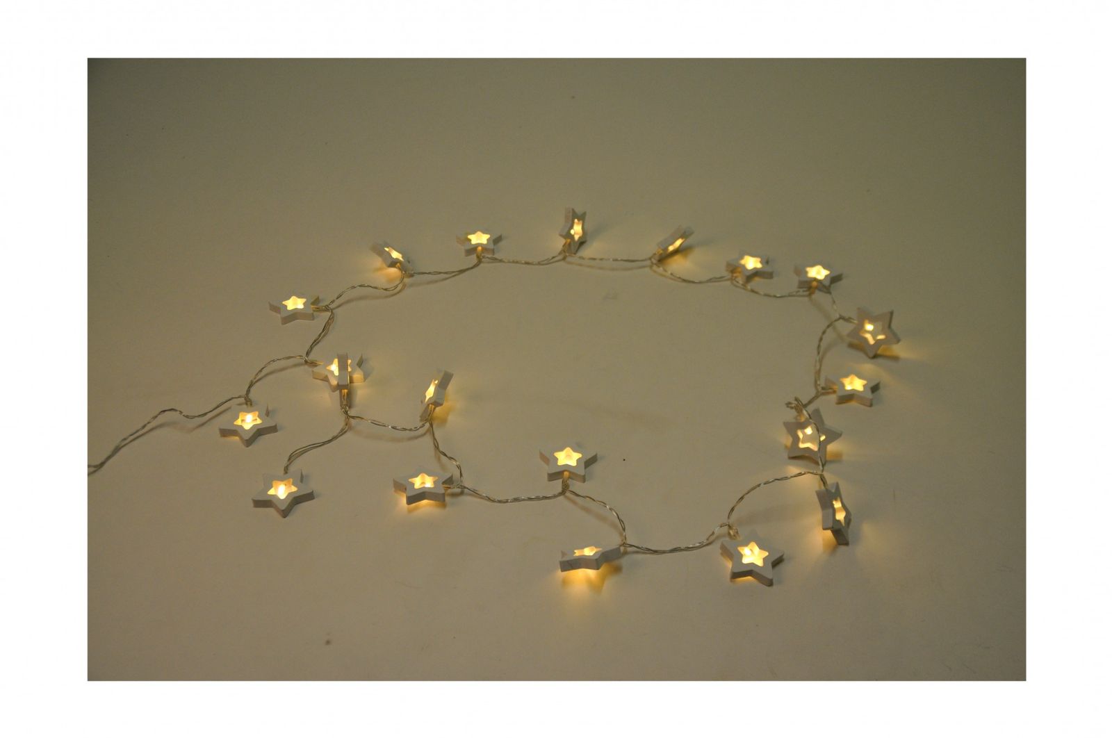BURI BURI Lichterkette 20 LEDs Weihnachtsdeko Stern Bl&uuml;te Hochzeit 