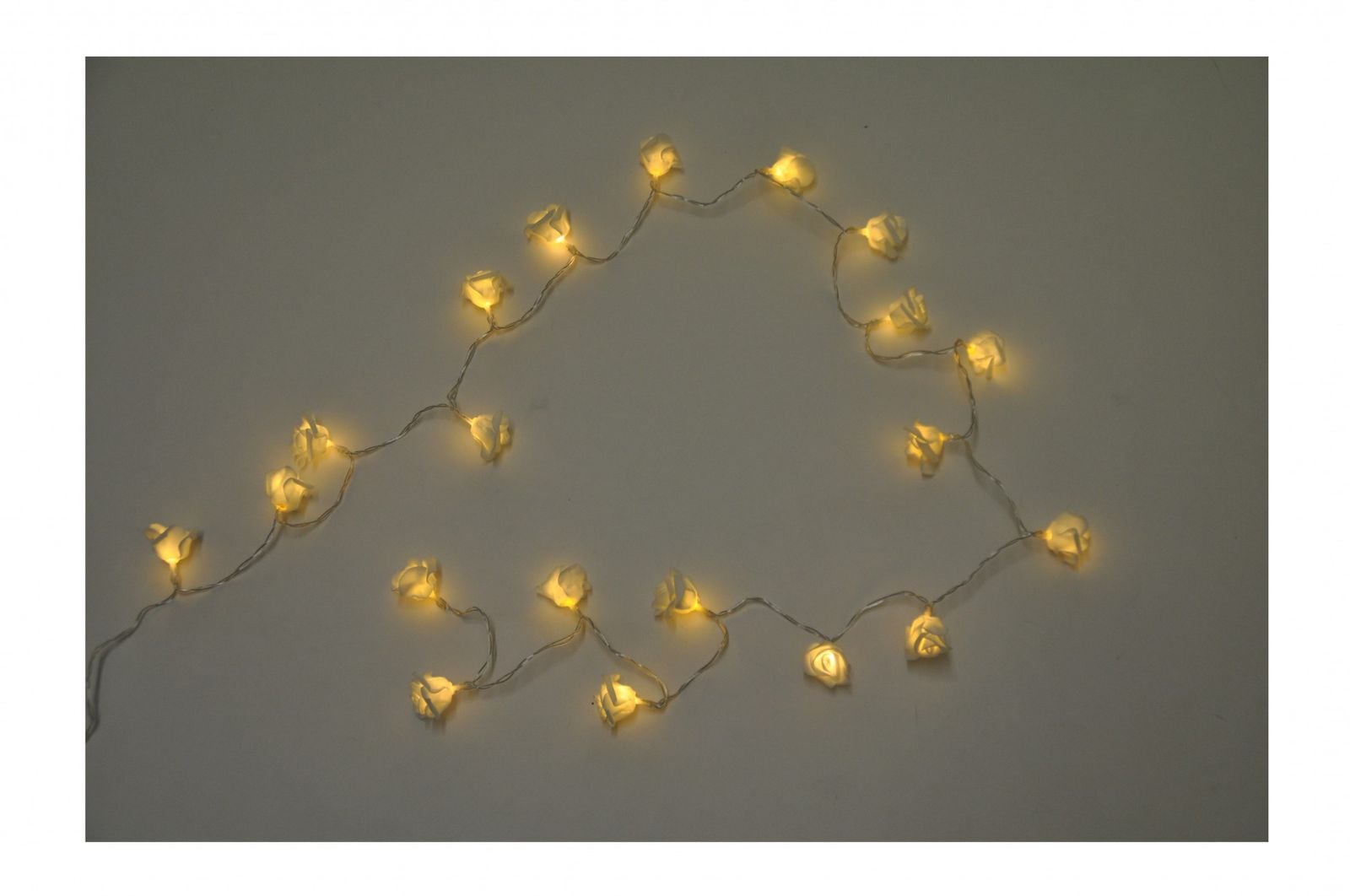 BURI BURI Lichterkette 20 LEDs Weihnachtsdeko Stern Bl&uuml;te Hochzeit 