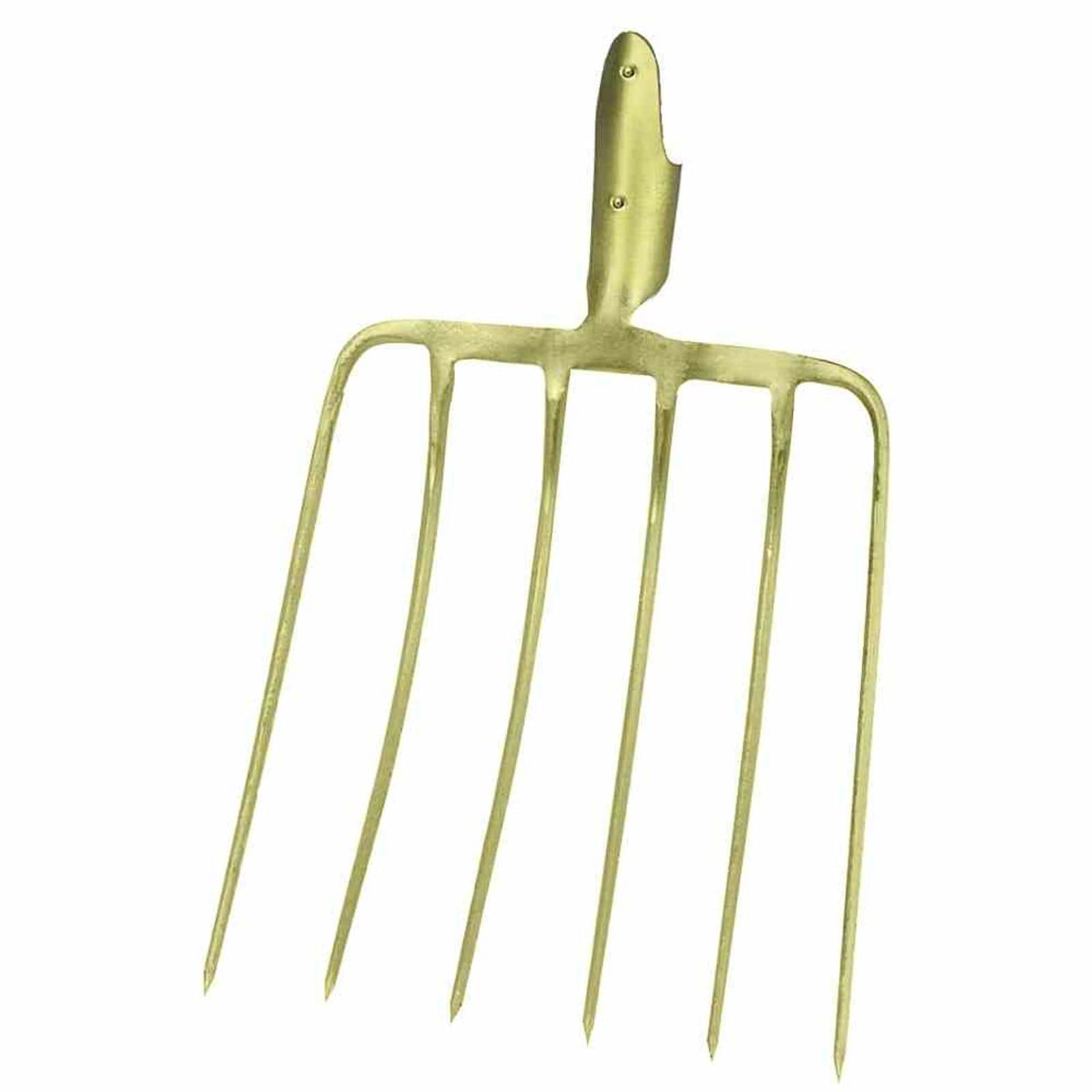 Ideal IDEAL-Maisgabel, 6 Zinken, ohne Stiel Au&szlig;enzinken aufgebogen 
