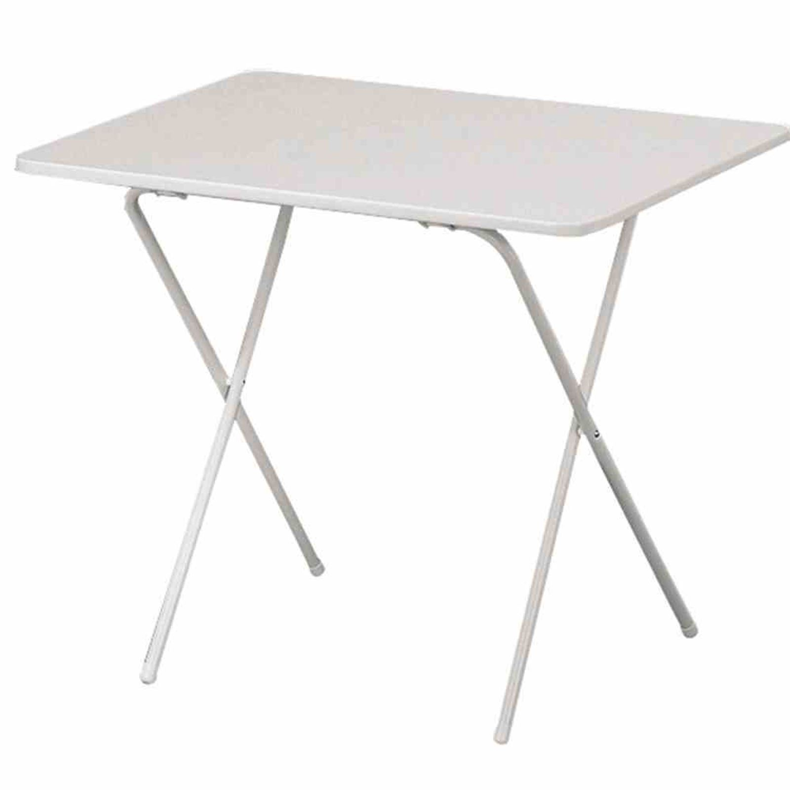 MFG Scherentisch 60x80 cm, wei&szlig; mit Scherengestell 