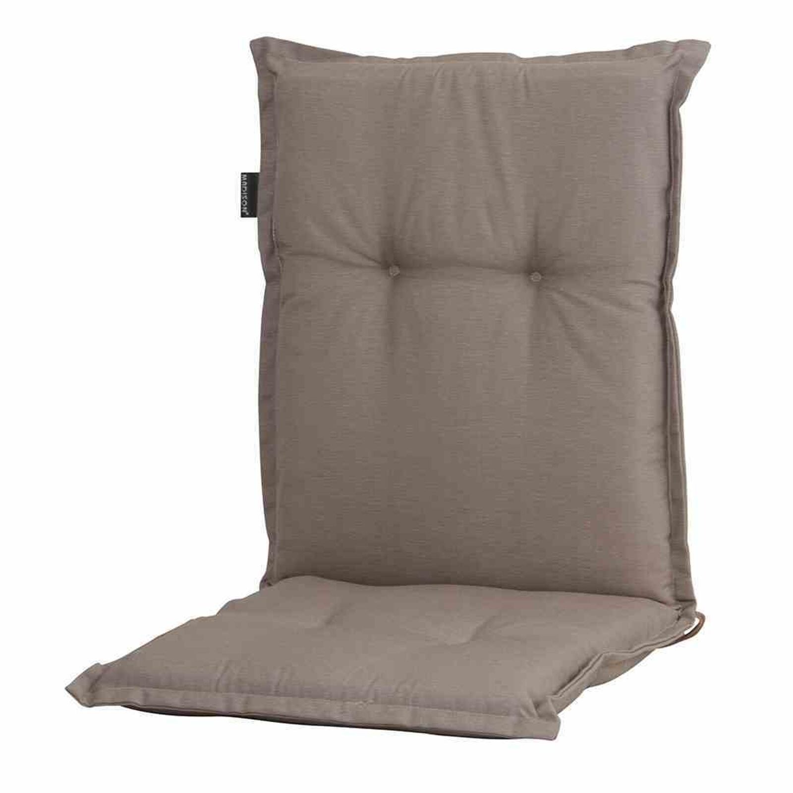 Panama taupe, Auflage zu Sessel niedrig 50% Baumwolle / 45% Polyester