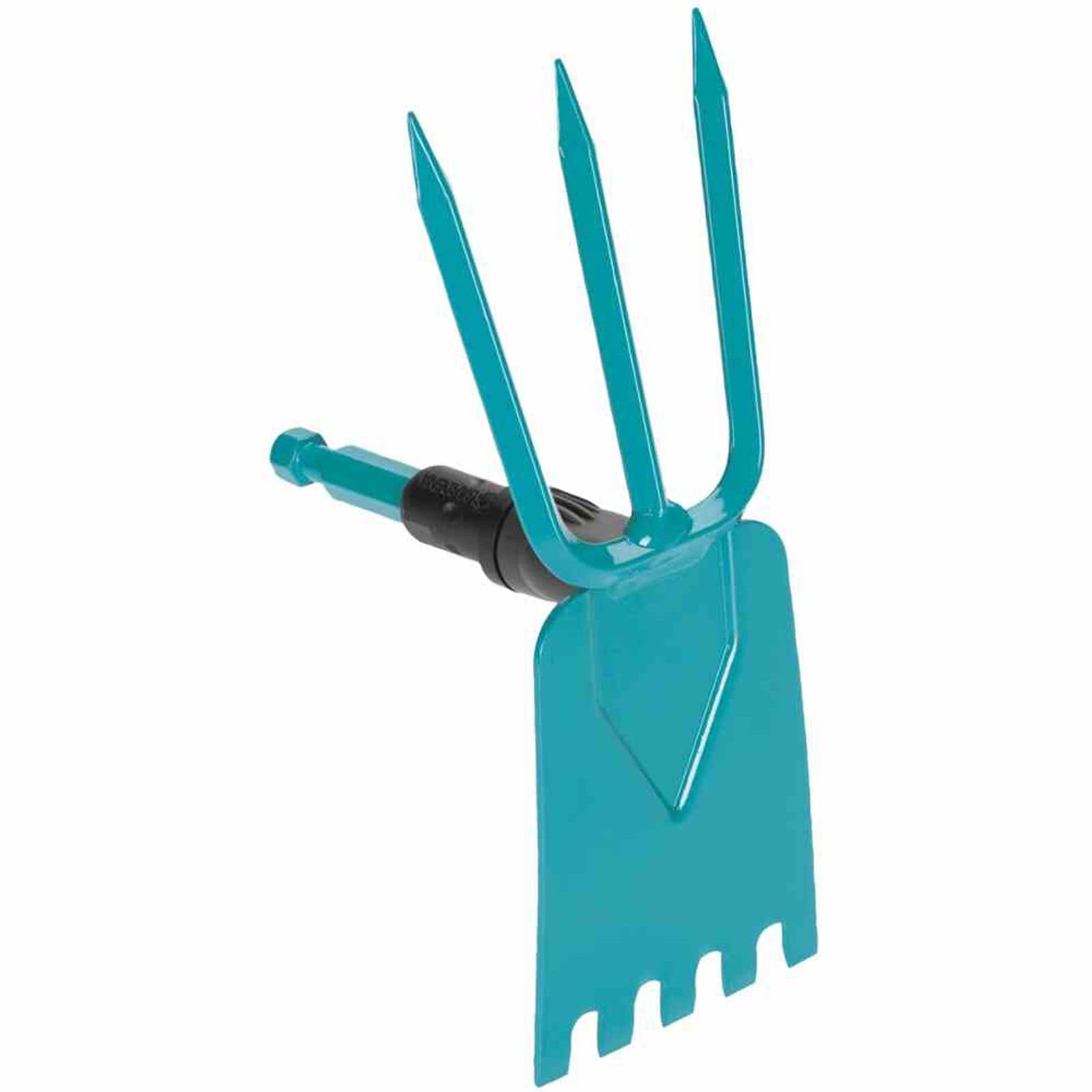 Gardena Gardena combisystem-Gartenhacke: Hacke mit geradem Blatt, 3 Zinken, 9 