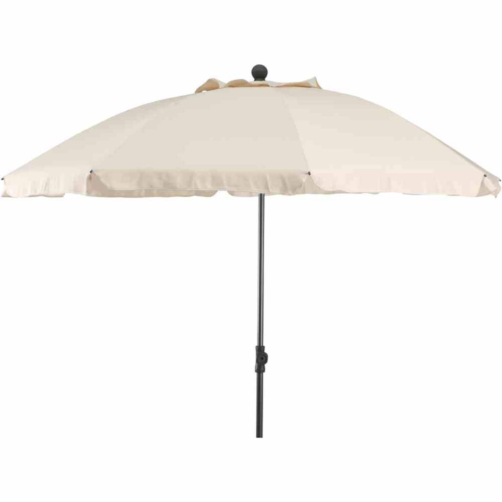 Siena Garden Tropico Mittelstockschirm natur &Oslash; 250cm Sonnenschirm Terrassenschirm 