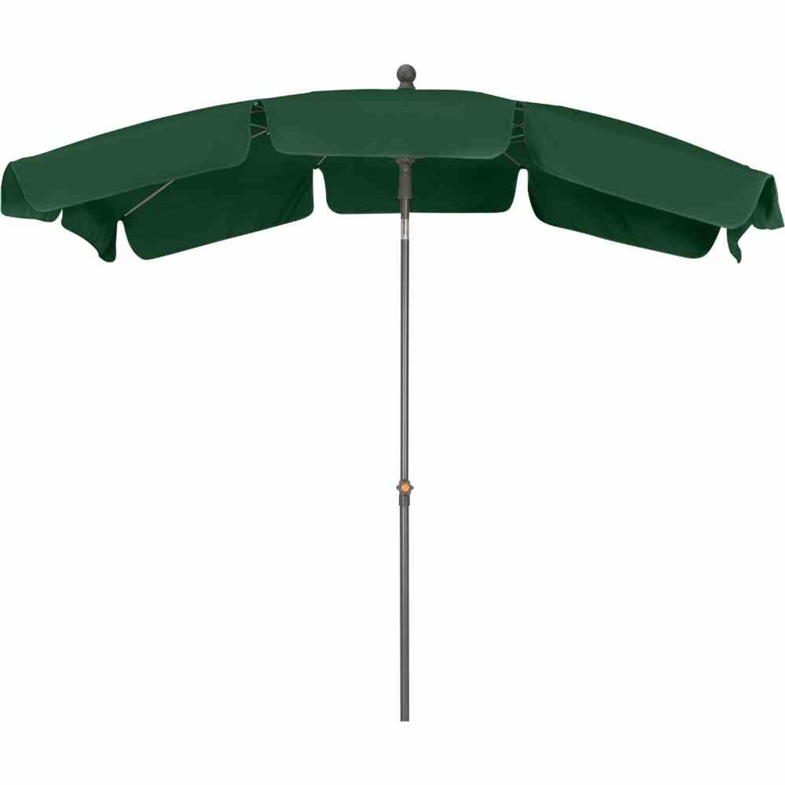 Siena Garden Tropico Mittelstockschirm anthrazit/gr&uuml;n 210x140cm Gestell Stahl anthr 