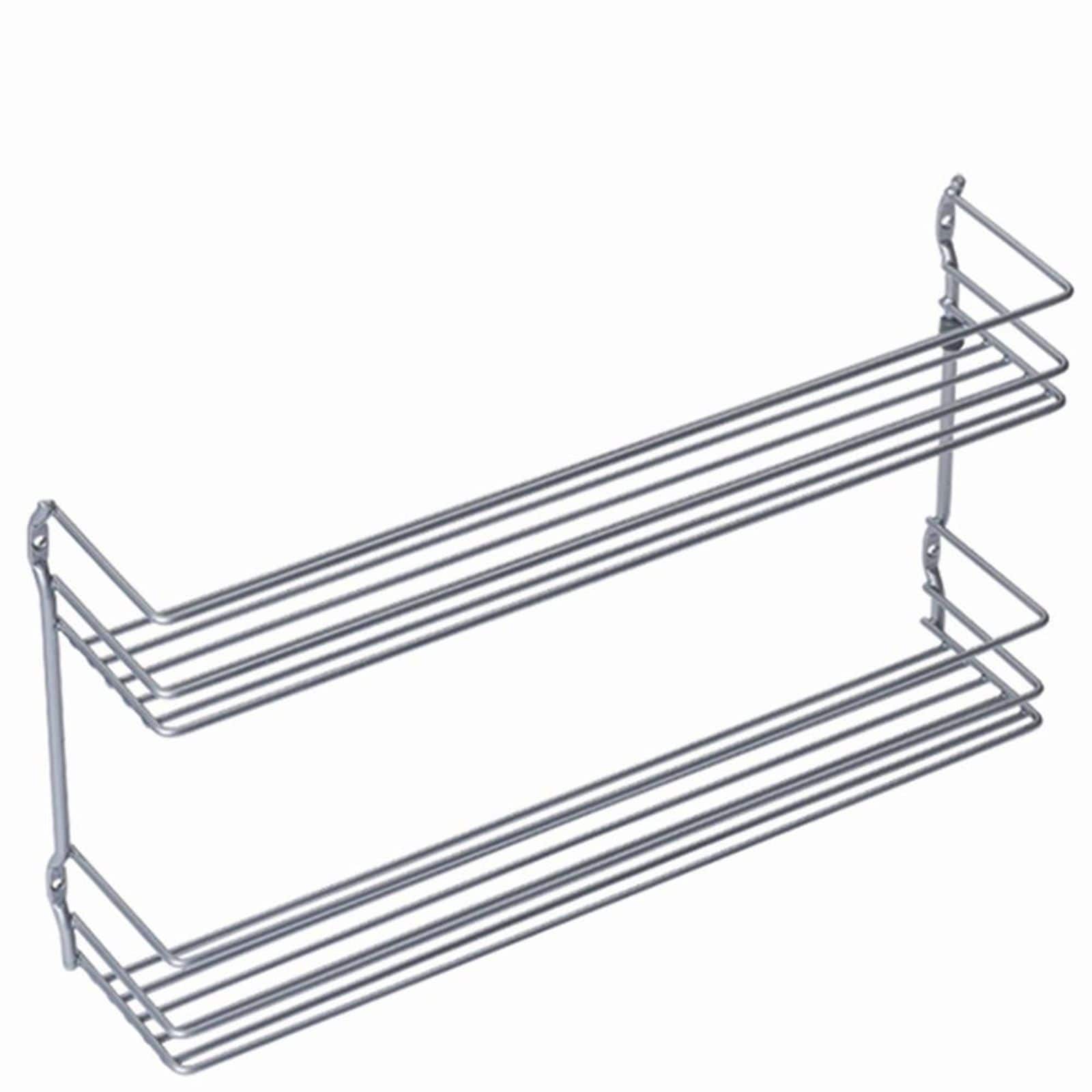 metaltex Gew&uuml;rzregal "Pepito" 2 Etagen 36 x 8 x 19 cm, f&uuml;r Schrankt&uuml;r 