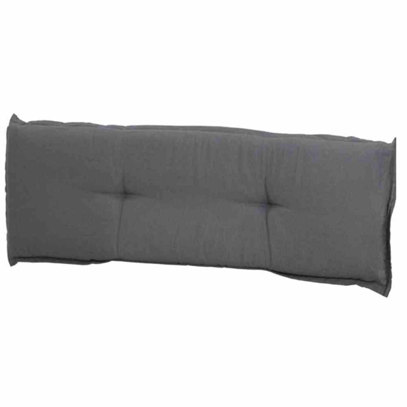Madison Panama grau, Auflage zu Bank 110 cm 50% Baumwolle / 45% Polyester 