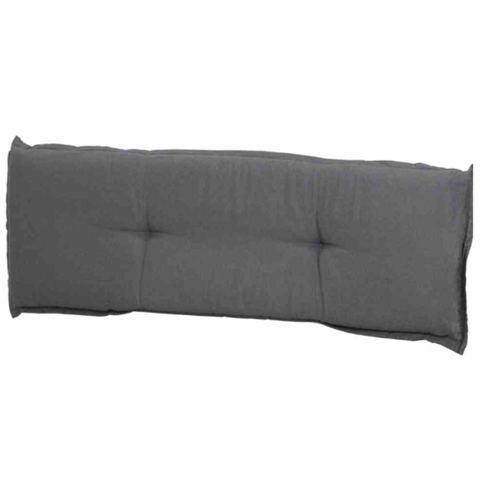 Panama grau, Auflage zu Bank 110 cm 50% Baumwolle / 45% Polyester