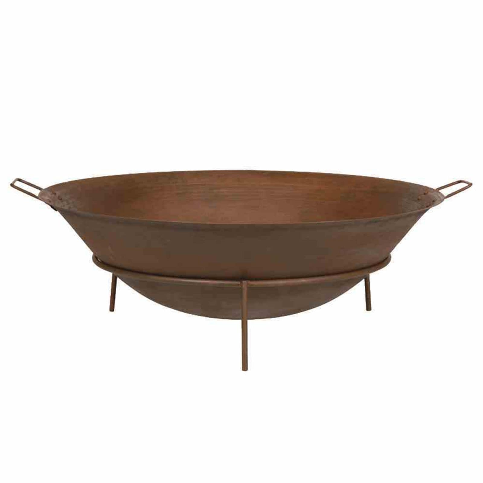 Siena Garden Feuerschale Rusty &Oslash; 61 cm Gusseisen rostbraun, mit Griffen 