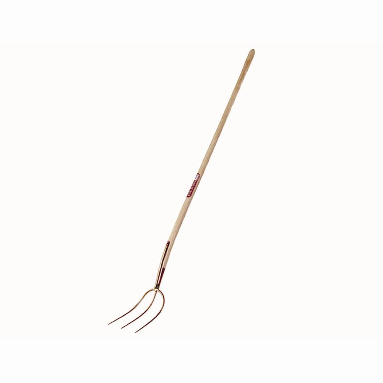 FREUND VICTORIA Streugabel 3 Zinken  26x20cm 135cm Eschen-Stiel, gold-lackiert 