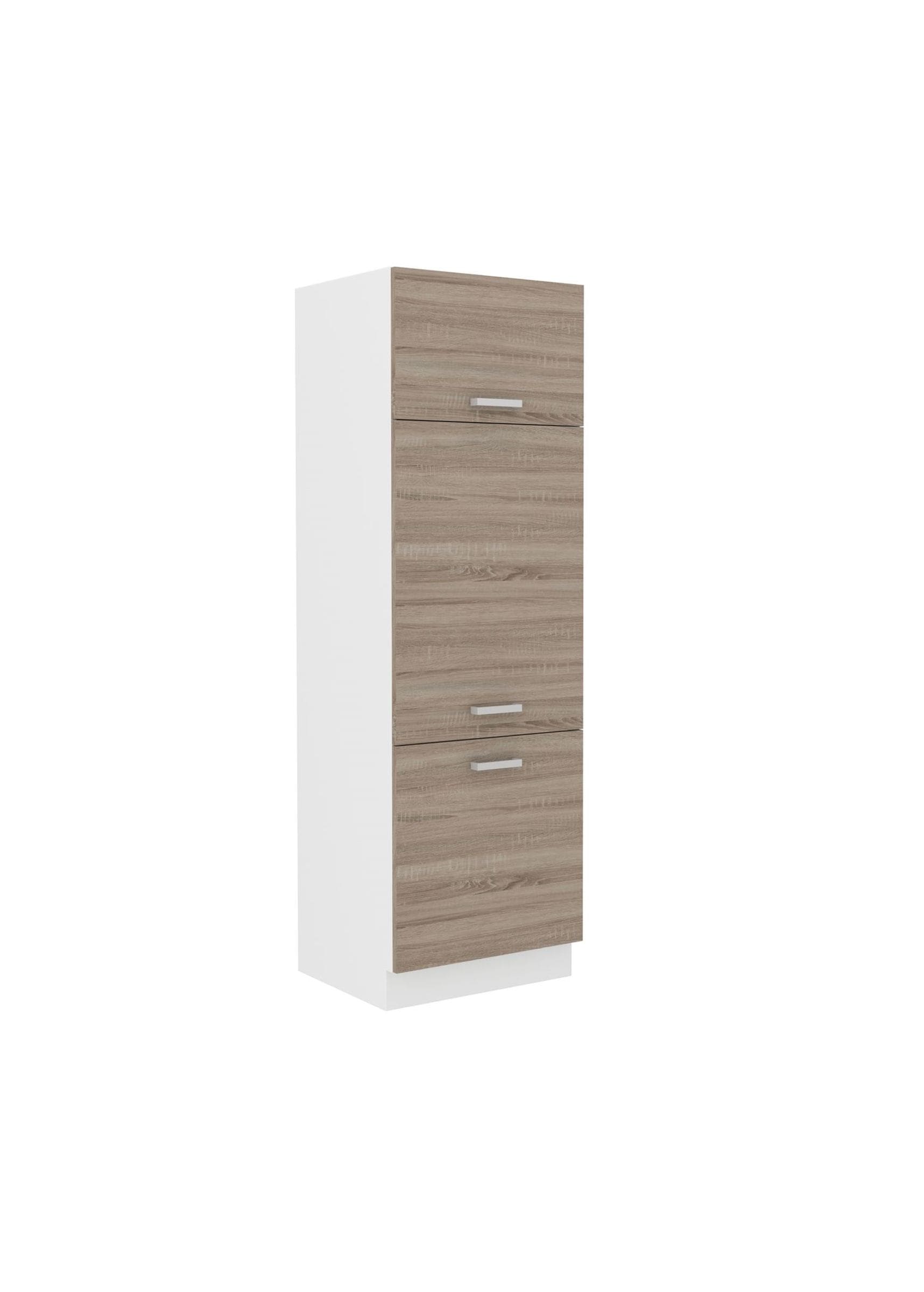 K&uuml;chen Ger&auml;tehochschrank 60 cm f&uuml;r das Modell &bdquo;Dave 240 Eiche Sonoma Tr&uuml;ffel&ldquo; 