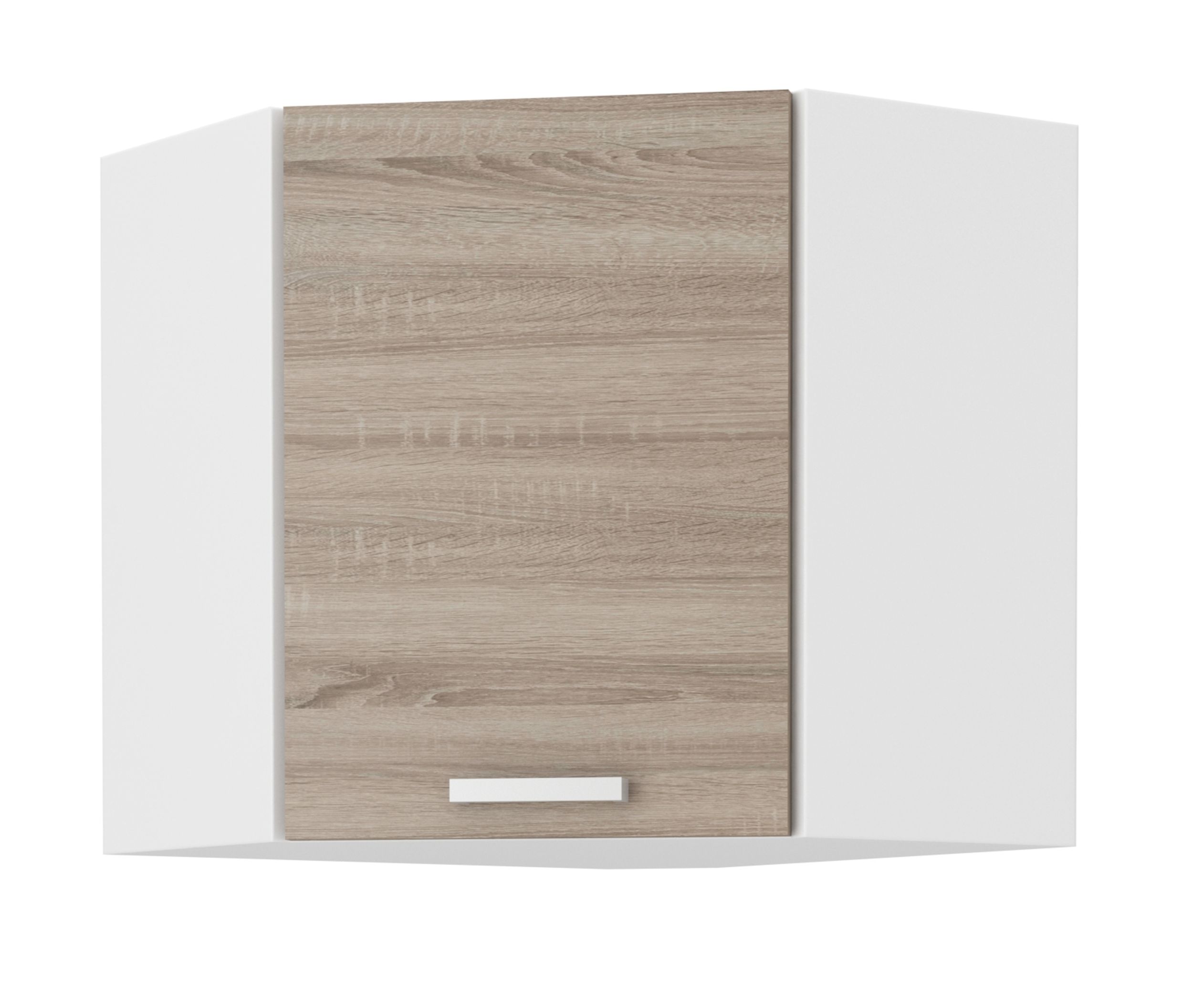 K&uuml;chen Eckh&auml;ngeschrank 58x58 cm f&uuml;r das Modell &bdquo;Dave 240 Eiche Sonoma Tr&uuml;ffel&ldquo; 