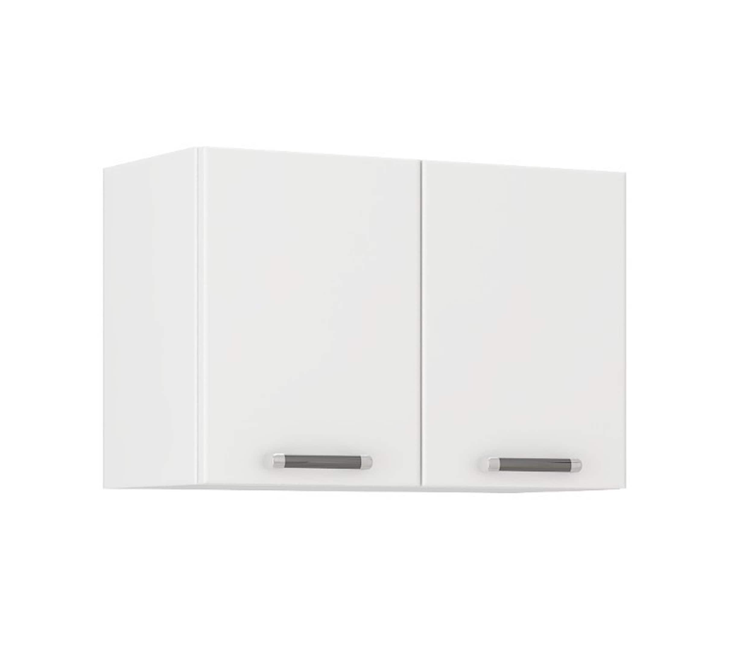 K&uuml;chen H&auml;ngeschrank 80 cm f&uuml;r das Modell &bdquo;Omega 240 Schwarz + Weiss&ldquo; 