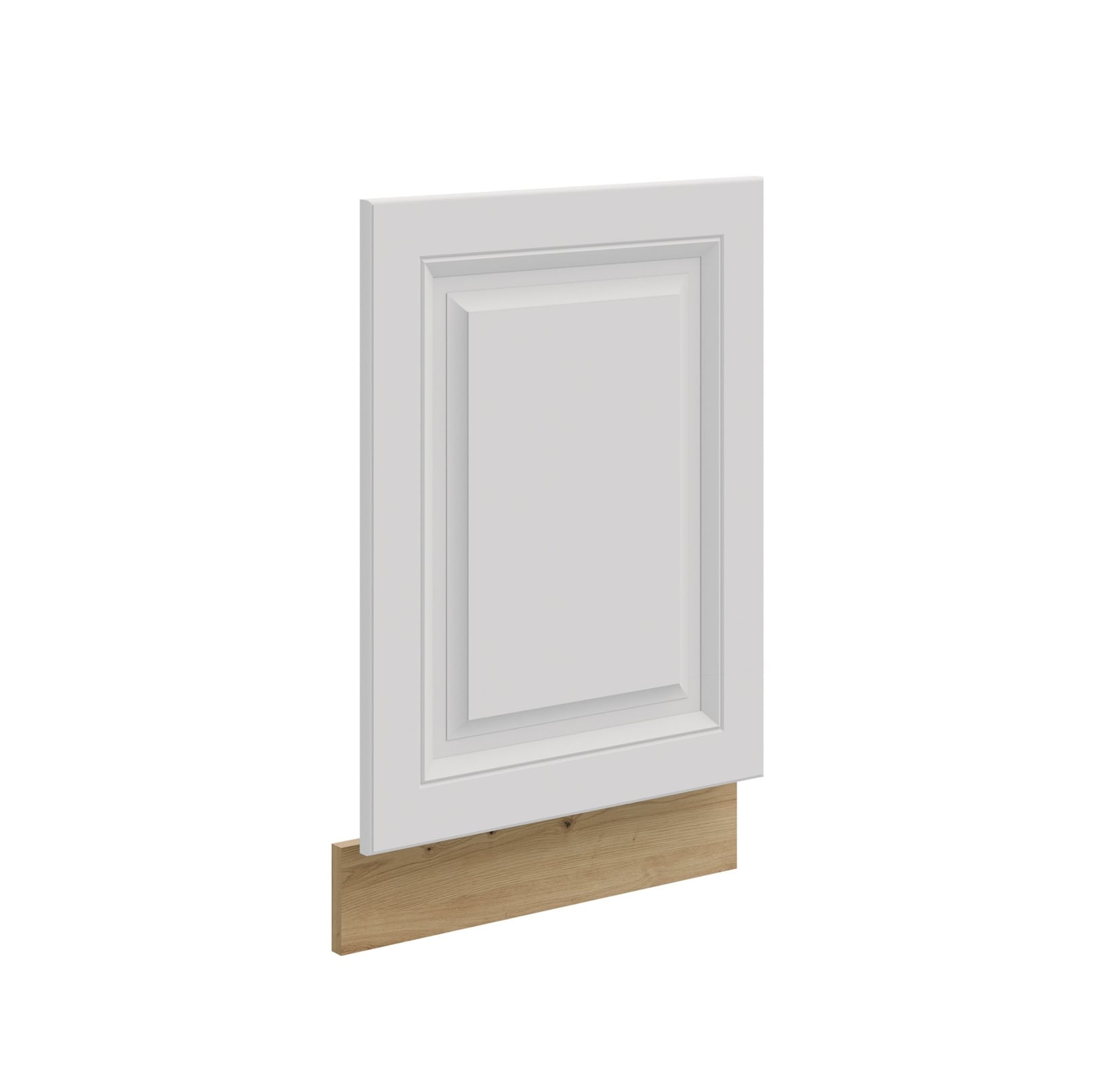 Frontblende für integrierten Geschirrspüler 45 cm Stilo Weiß + Eiche Artisan