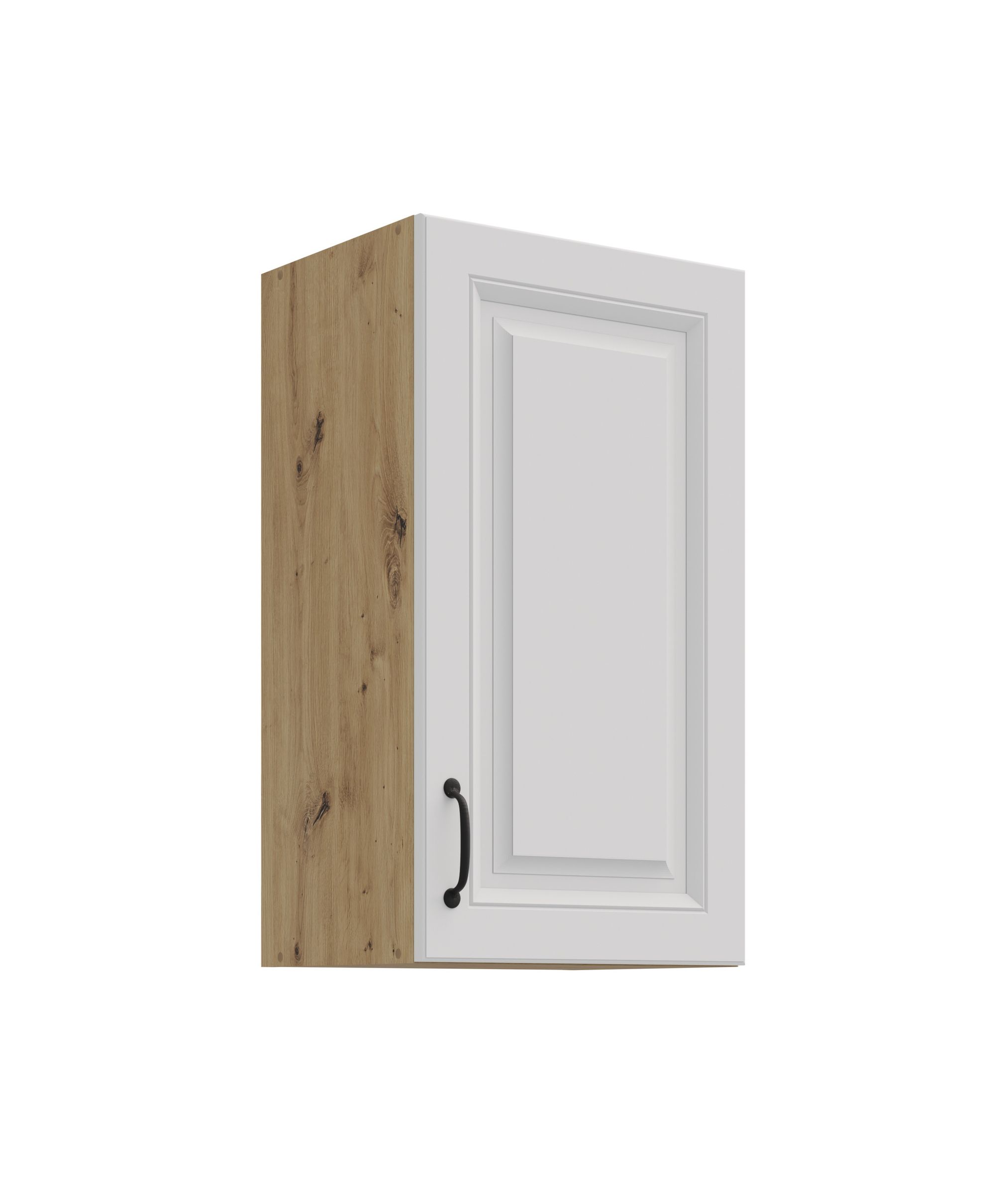 H&auml;ngeschrank 40 cm Stilo Weiss + Eiche Artisan K&uuml;chenzeile K&uuml;chenblock K&uuml;che 