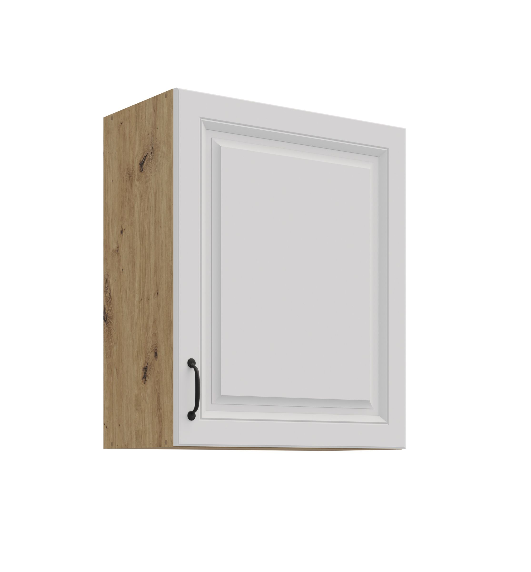 H&auml;ngeschrank 60 cm Stilo Weiss + Eiche Artisan K&uuml;chenzeile K&uuml;chenblock K&uuml;che 