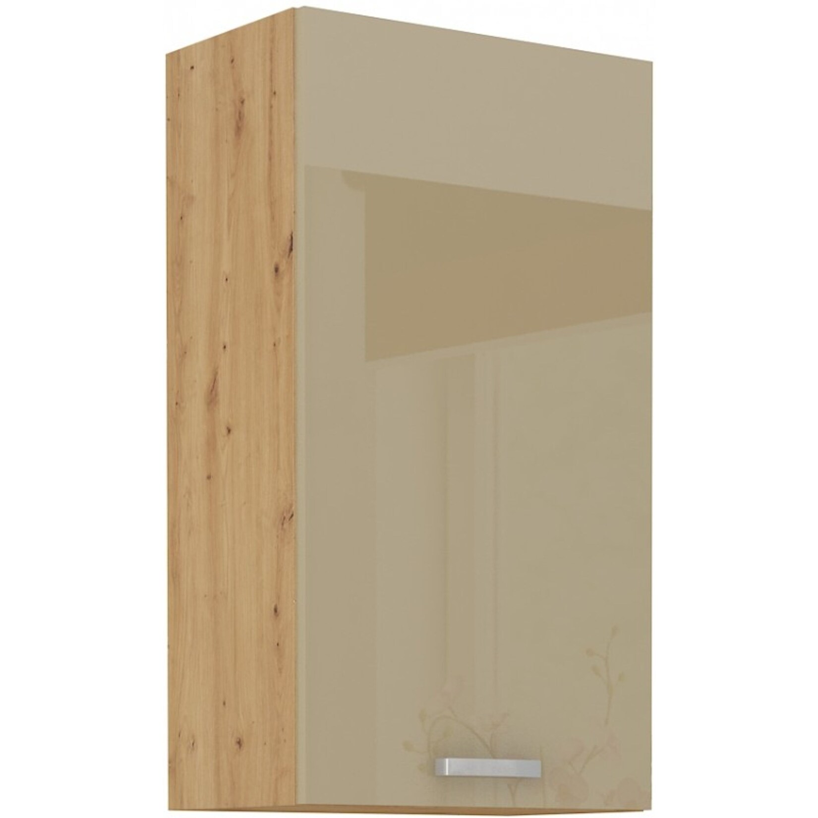 Hängeschrank 50-90 Eiche Artisan Cappuccino Hochglanz Küchenzeile Küchenblock