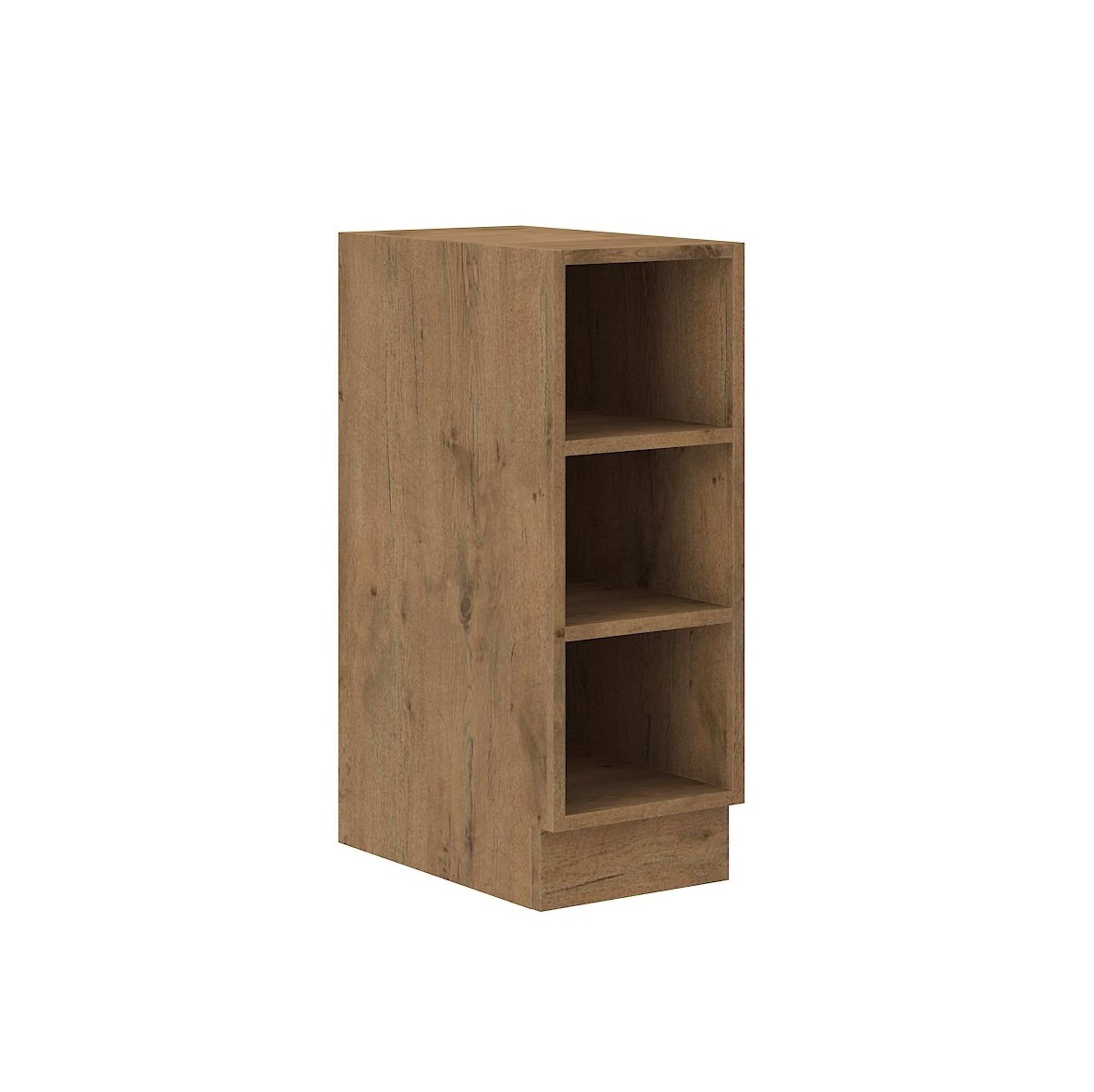 Vigo Unterschrank Regal 30 cm Eiche Lancelot K&uuml;chenzeile K&uuml;chenblock K&uuml;che 