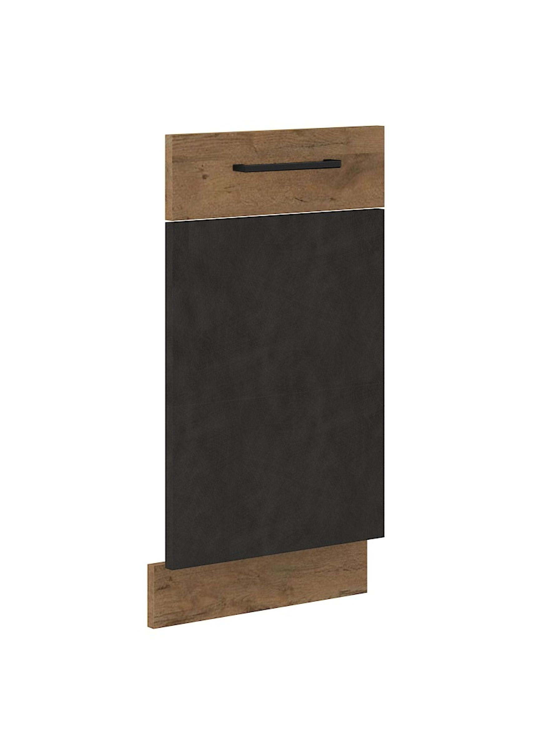 K&uuml;che Vigo Frontblende Geschirrsp&uuml;ler vollintegriert 45 cm Eiche Lancelot Matera 