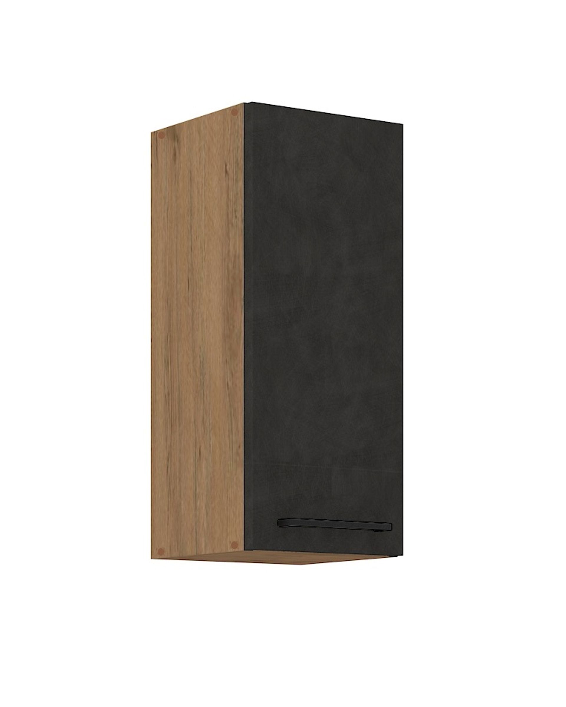 Vigo H&auml;ngeschrank 30 cm Eiche Lancelot Matera Grau K&uuml;chenzeile K&uuml;chenblock K&uuml;che 