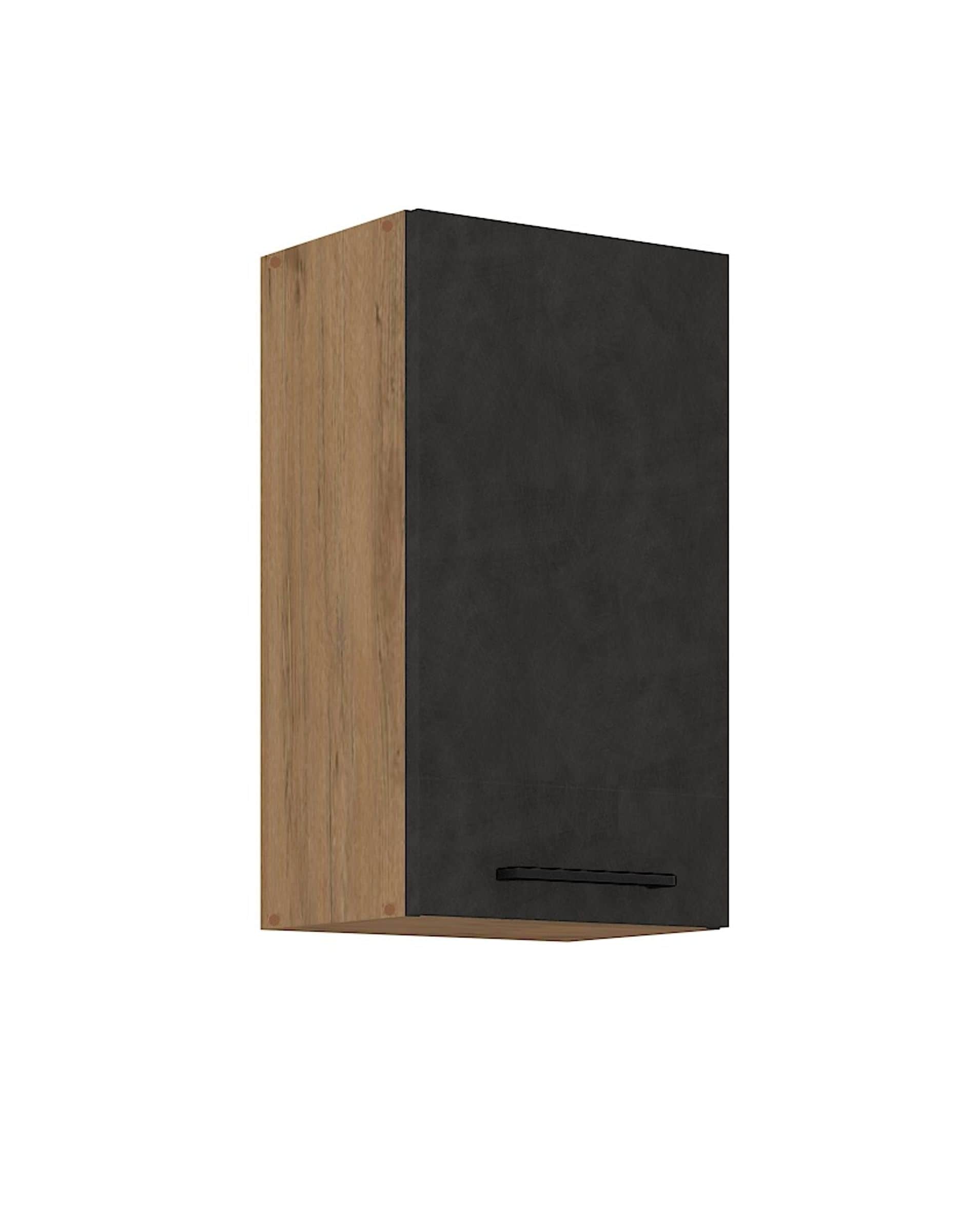 Vigo H&auml;ngeschrank 40 cm Eiche Lancelot Matera Grau K&uuml;chenzeile K&uuml;chenblock K&uuml;che 